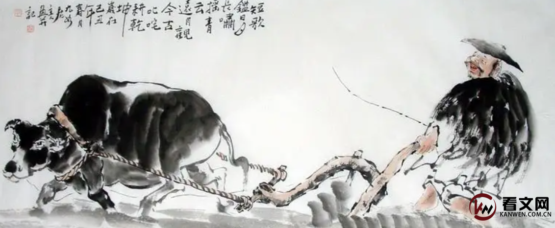《耕牛图》