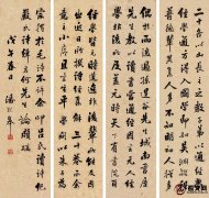 “潘体”：潘龄皋书法的独特风格