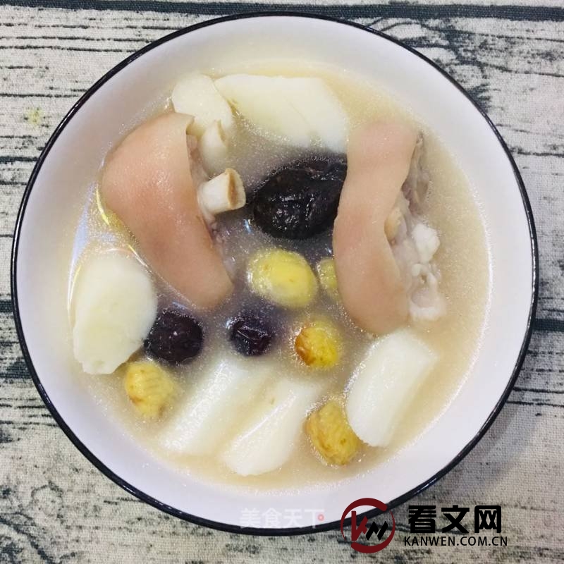 猪脚板栗汤