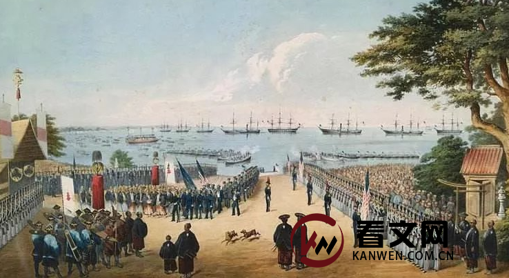 在17世纪中期德川幕府颁布了“锁国令”,正式将日本封闭起来,实行闭关锁国政策